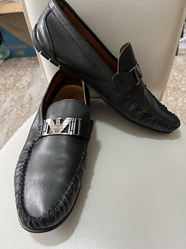 Туфли кожаные G Armani
