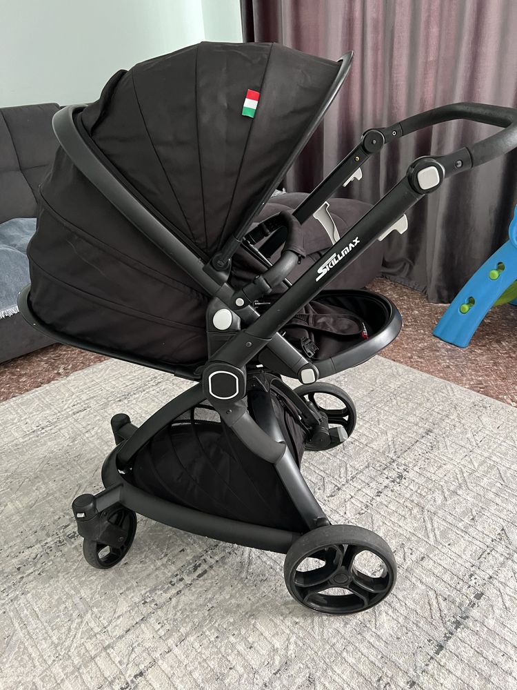 Коляска +автолюлька  skilmax 3в1 торг