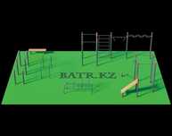Воркаут BS-206 от завода BATR.KZ! Турник, Шведская стенка, Тренажеры!