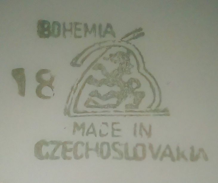 Столовый Сервиз  6 Персон  Чехословакия  Богемия