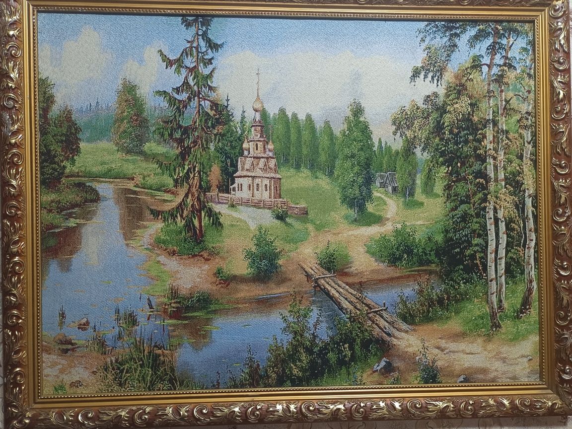Картина гобелен в отличном состоянии