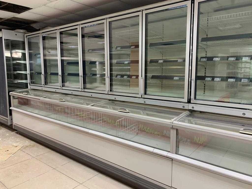 Пристенное холодильное оборудование для супермаркета