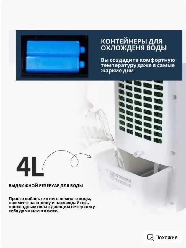 Кондиционер портативный для дома и офиса