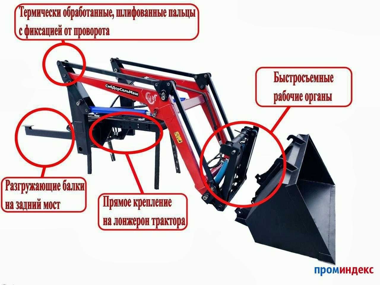 КУН ПКУ-0,8 0,9 (погрузчик) усиленный на трактор МТЗ в Павлодаре