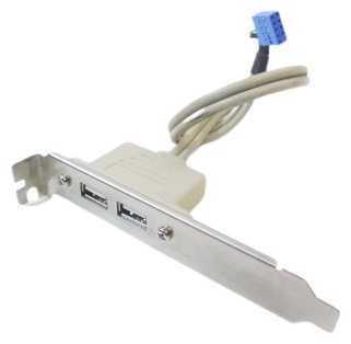 Расширительная планка в системный блок на 2 порта  USB 2.0