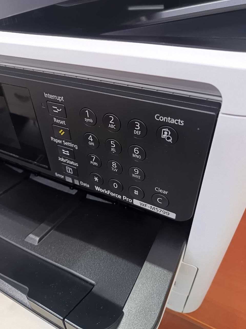 Струйный монохромный МФУ Epson WF-M5799 (бесчиповый)