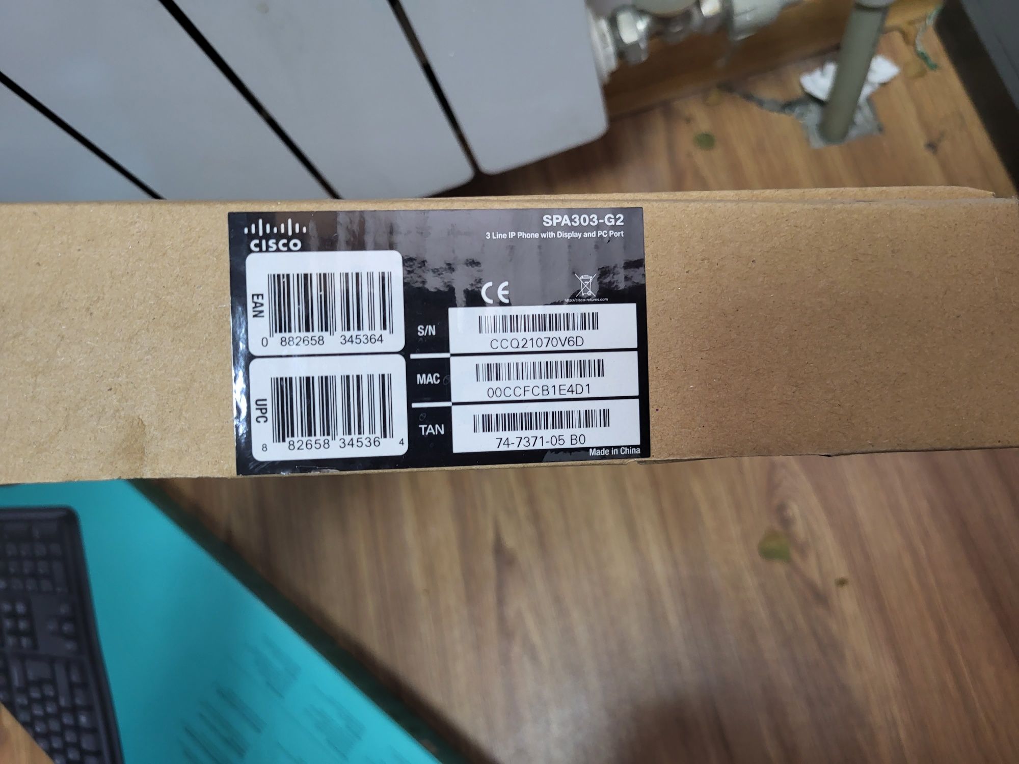 Новый Ip телефон cisco 303