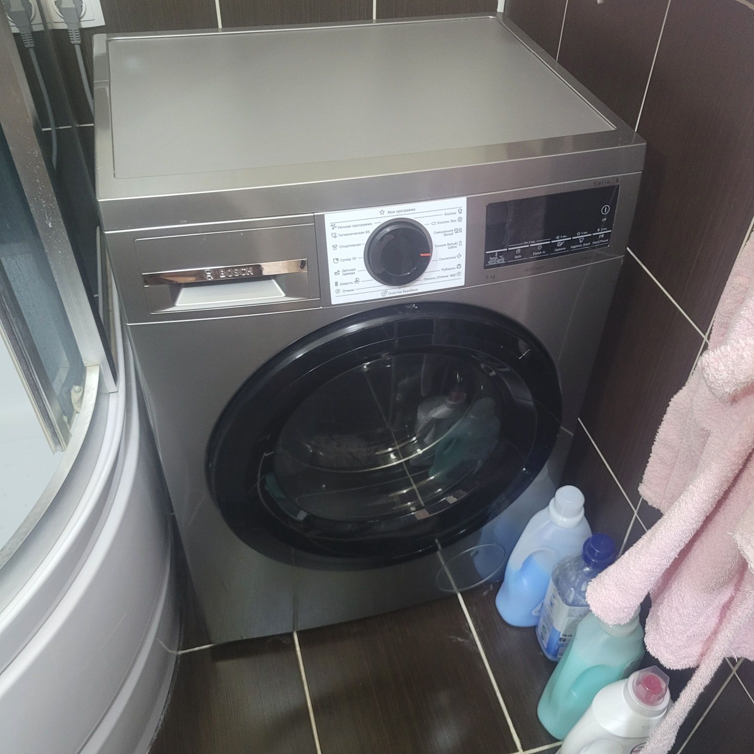 Стиральная машина Bosch WLS2846SME серый.