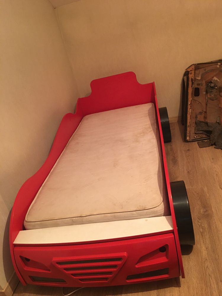 детский кровать+матрас