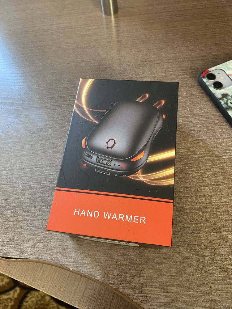 HAND WARMER power bank, грелка для рук и беспроводная зарядка