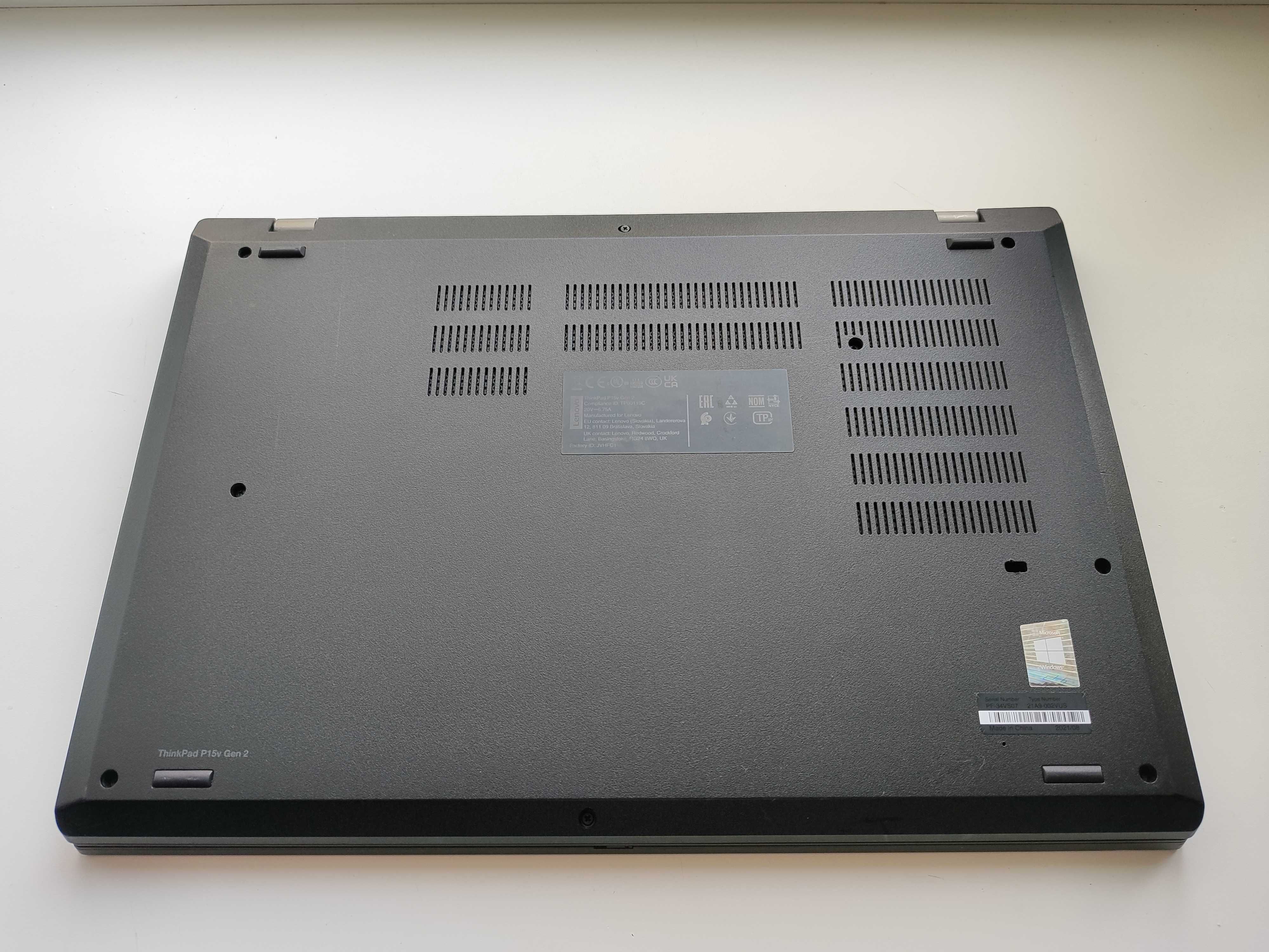 Lenovo Thinkpad P15V Gen 2/i5-11400H/16/512/FHD/IPS/IrCam/WorkStation