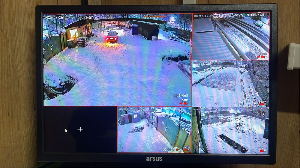 Установка видеонаблюдения