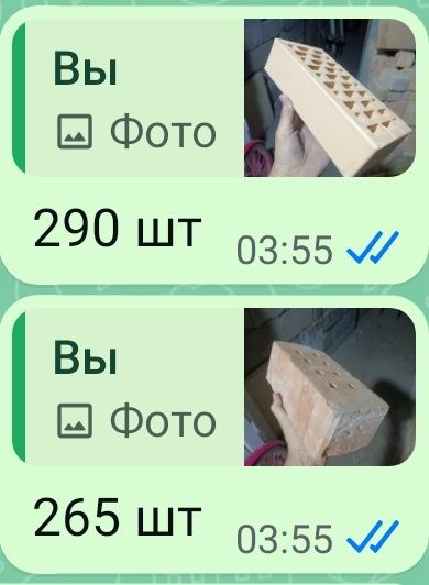 Кирпичи облицовочные