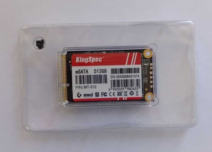 Внутренний жесткий диск KingSpec mSATA SSD 512 ГБ НОВЫЙ