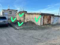 Продам под бизнес участок 10*10  с 2 гаражами  р-н рест Аль Фараби