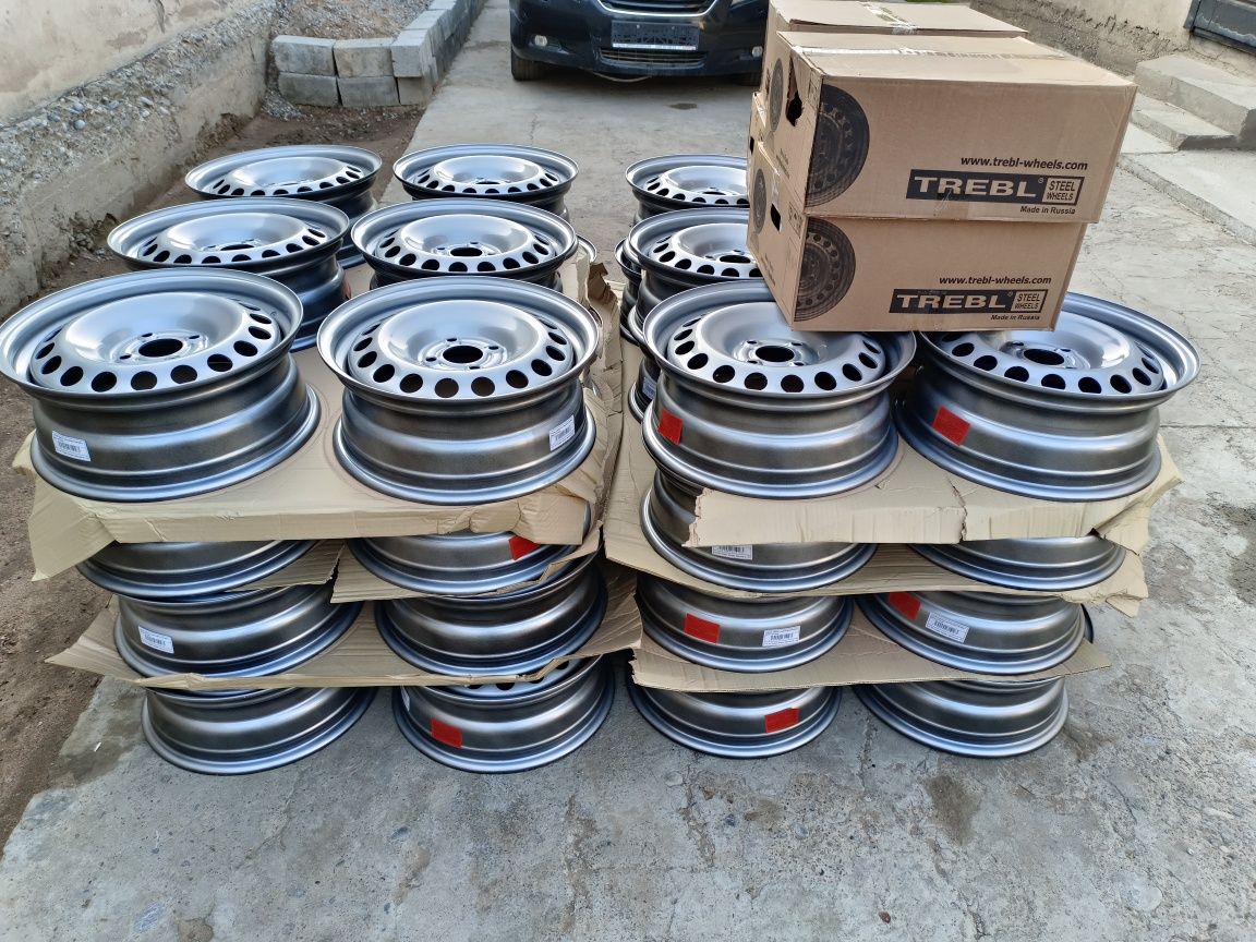 Новые штампованные диски R13,R14,R15,R16,R17 Жаңа Темір дискілер