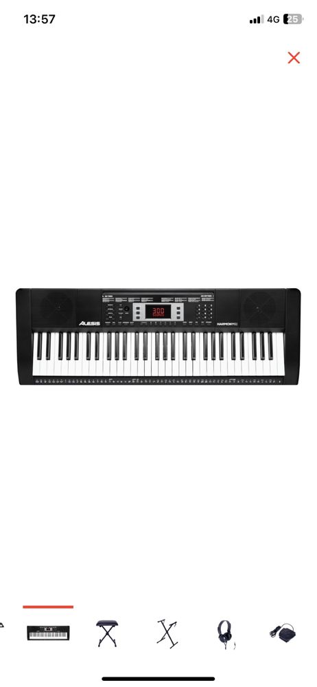 ГОРОД АСТАНА: Синтезатор Alesis HARMONY 61 MK3 черный