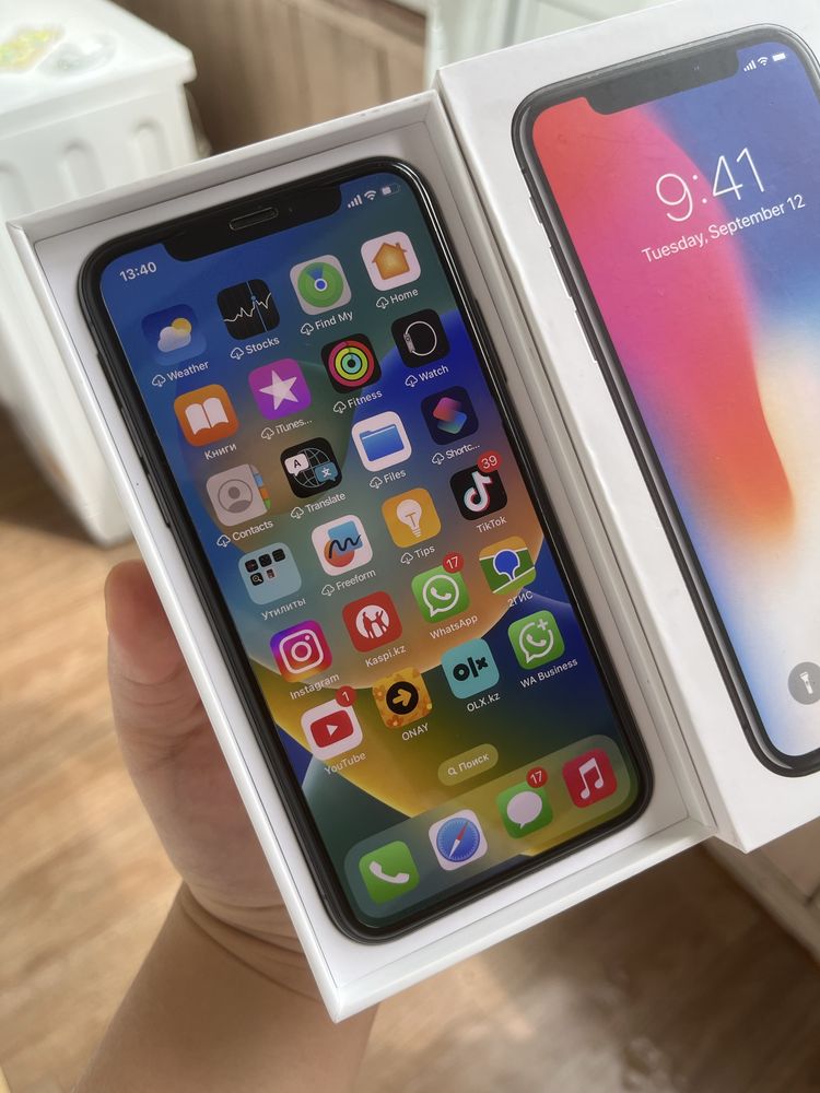 iPhone X 64gb 85% В идеале полный комплект