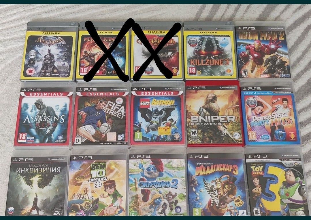 игры диски на ps3