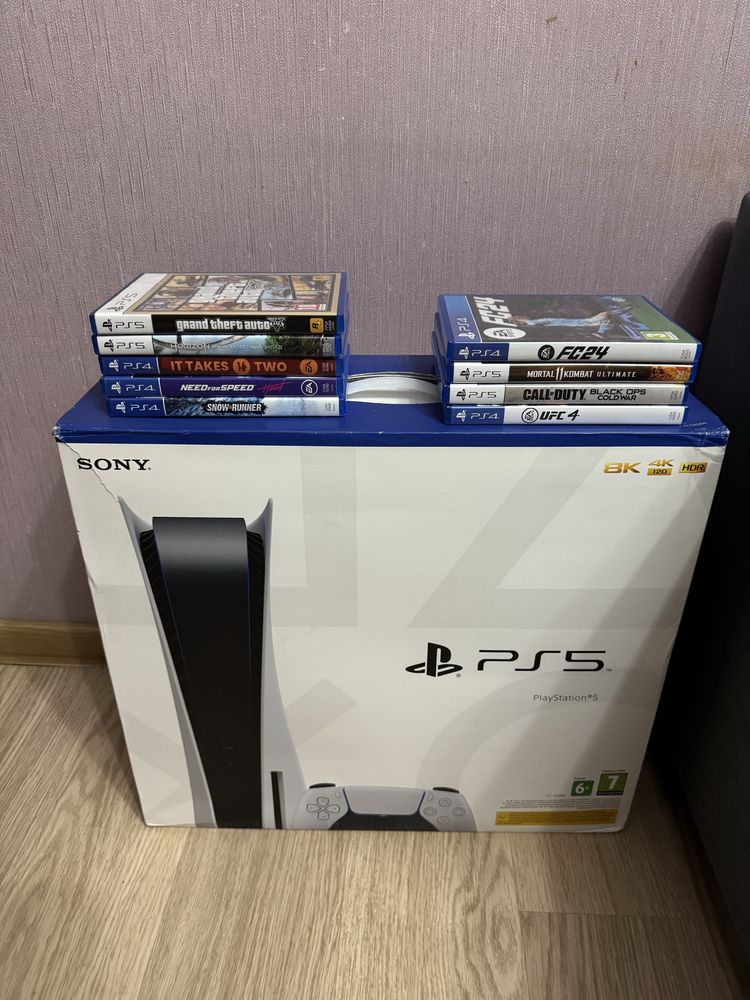 В продаже практическая новая Play Station 5