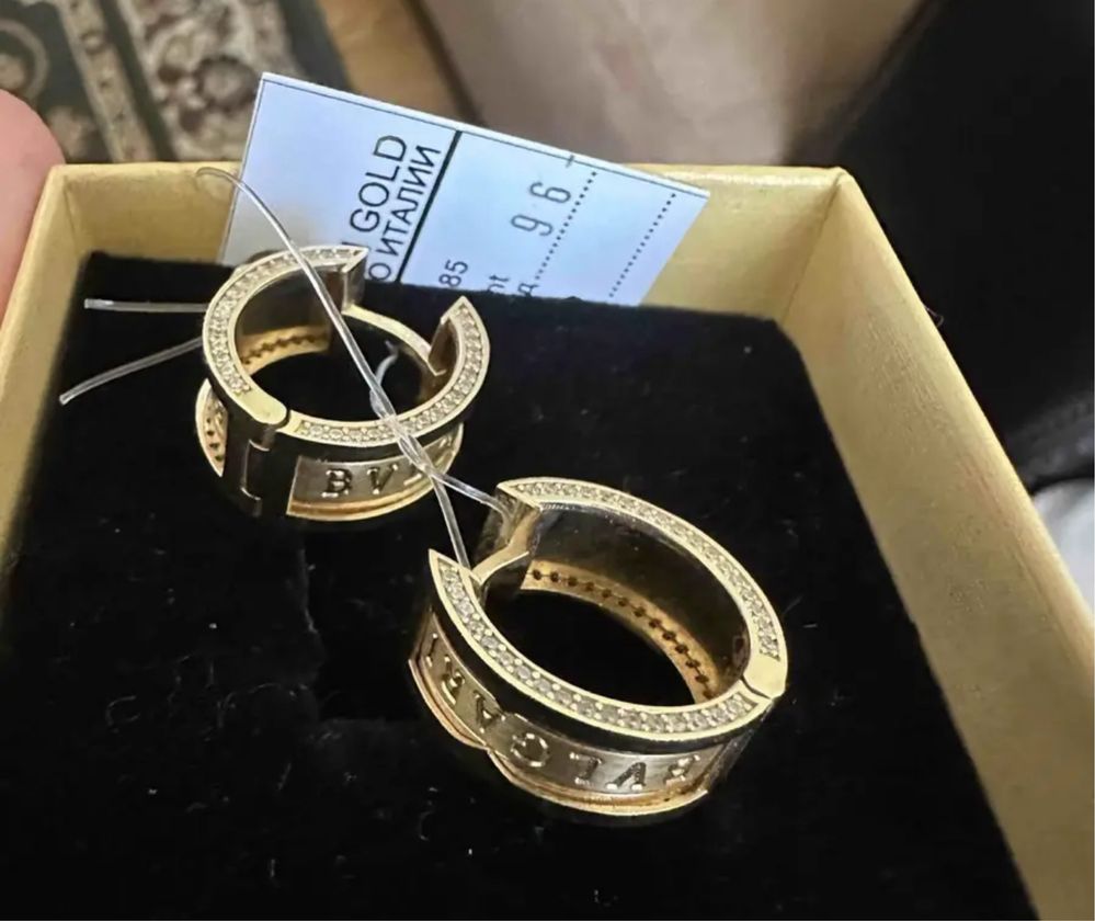 Комплект золота, италия bvlgari