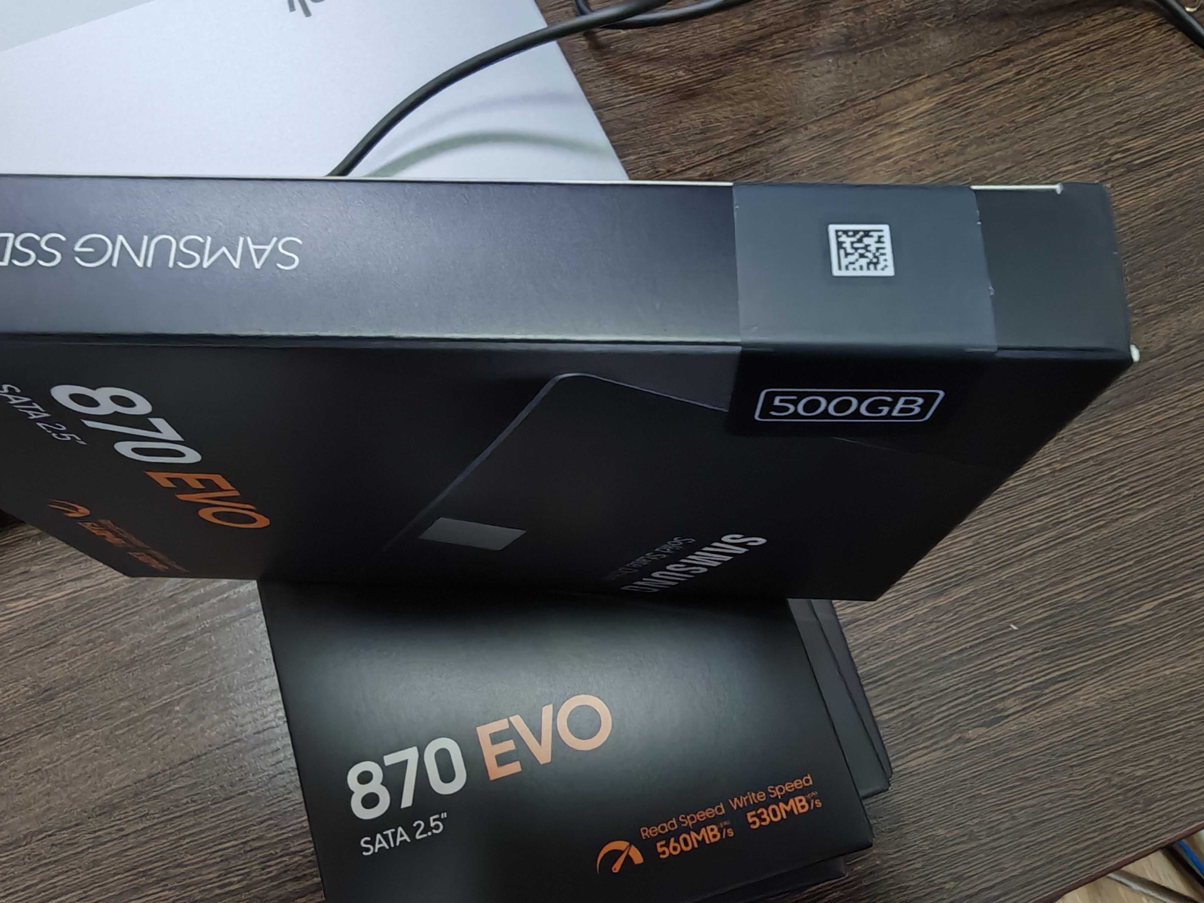 SSD Samsung 870 EVO 500GB — новые, в упаковке!