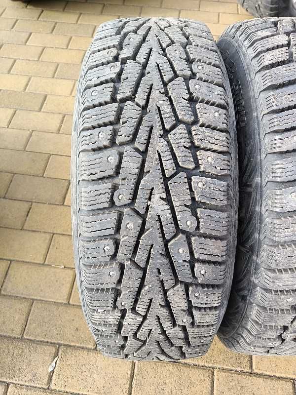 Шины 195/65 R15 - "Cordiant Snow Cross" (Россия), шипованные.