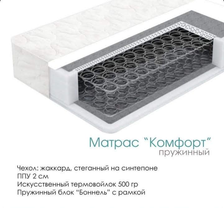 Продам матрасы отлч-ого качества приемлемой ц-не ДизайнПро М Жусупа 95