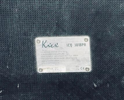 Kicx / CQ 301BPA Сабвуфер