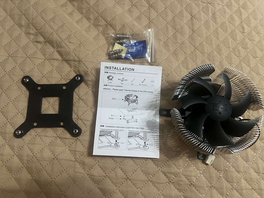 pc cooler , cpu cooler lga775/115x новый , не использованный