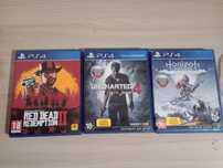 Диски с играми ps4