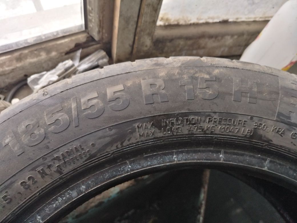 Продам комплект резины 185/55 р15