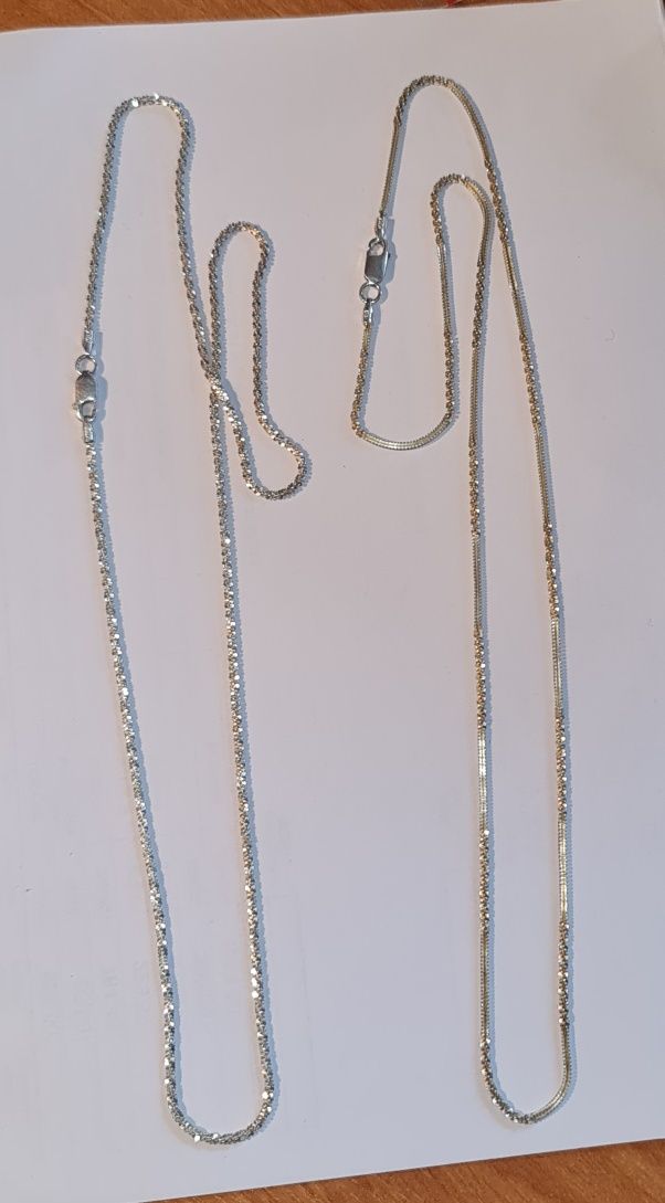 Серебро 925, цепи с подвеской
