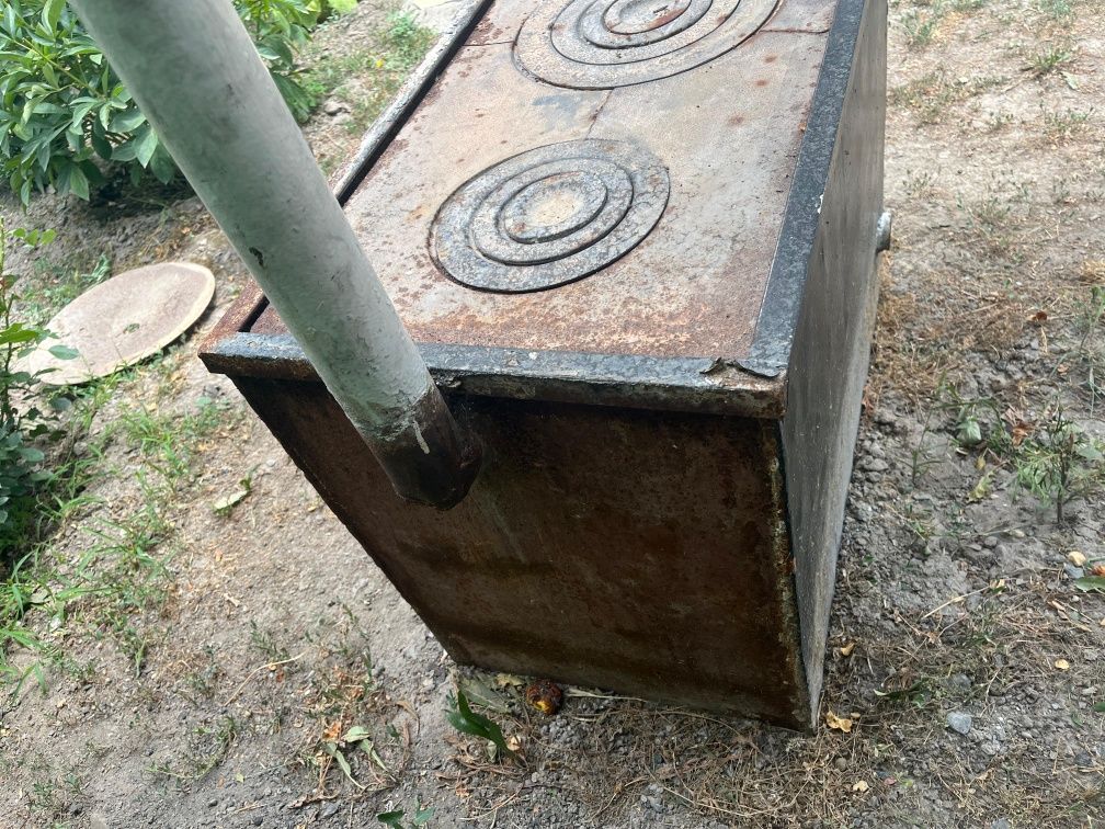 Продам железную печь для дачи - 45000