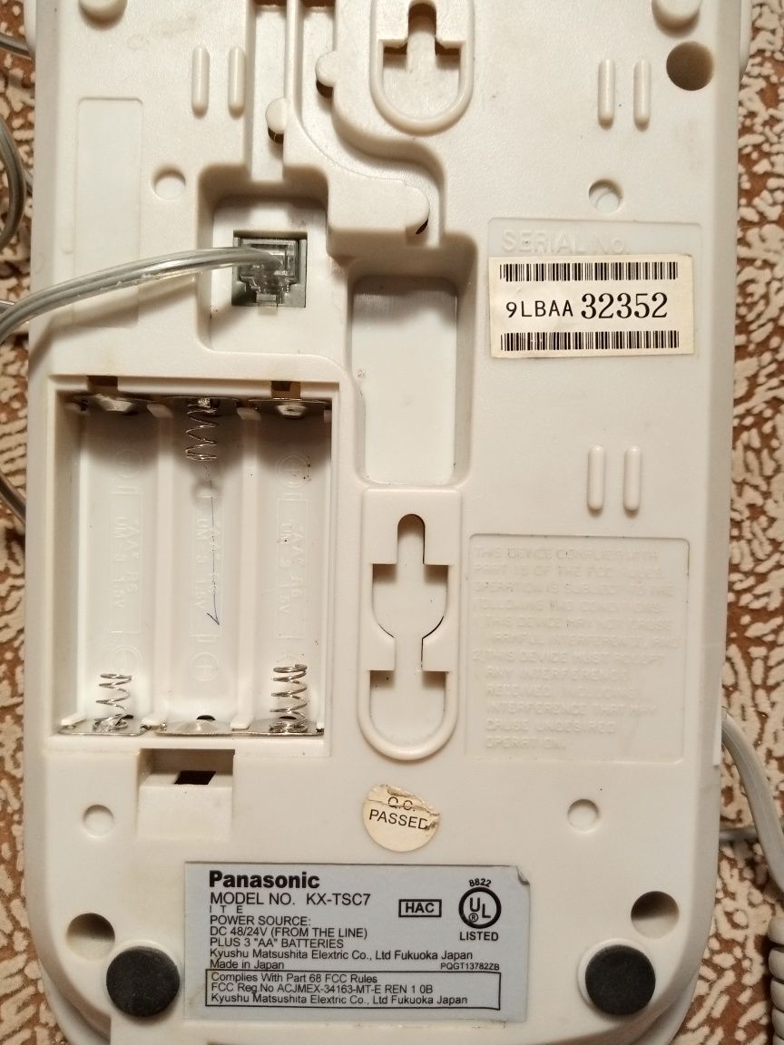 Продаю телефонный аппарат Panasonic.