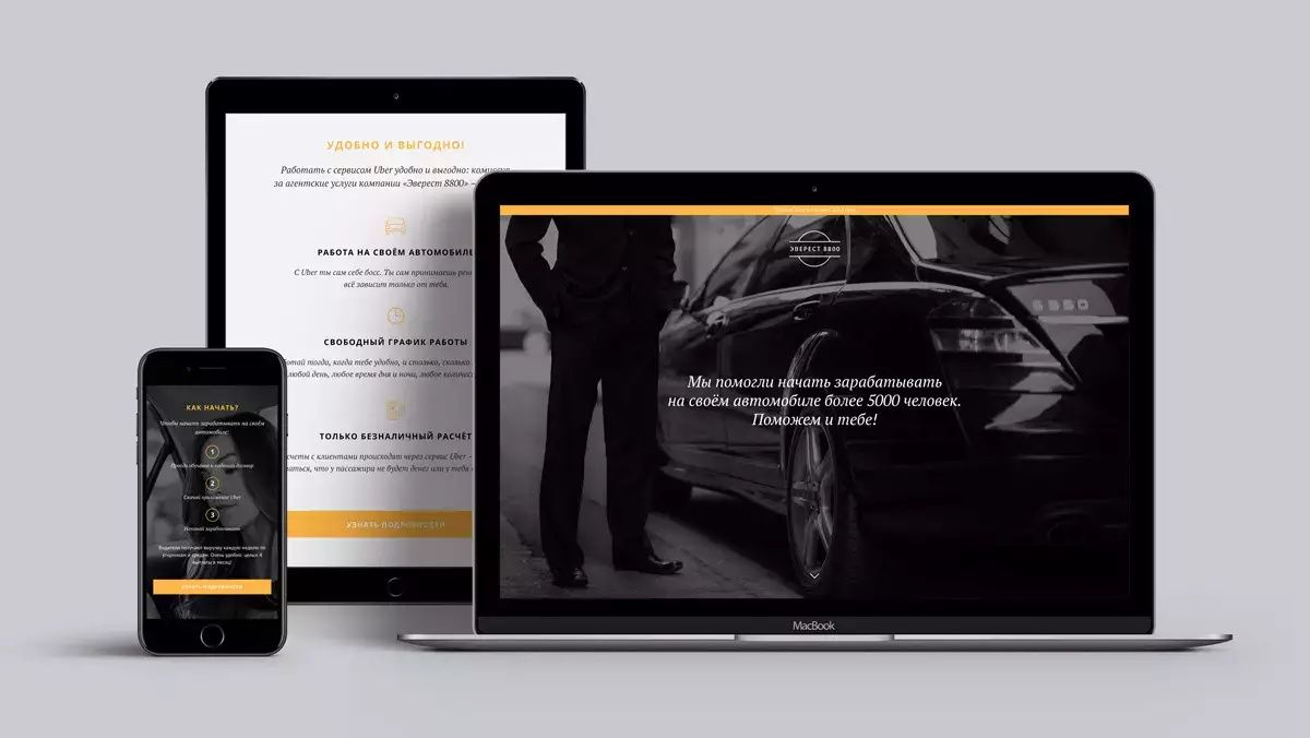 Лендинг. Одностраничный сайт. Landing page. От 30000 ТГ.