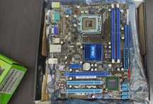 Материнская плата сокет 775 Asus DDR3