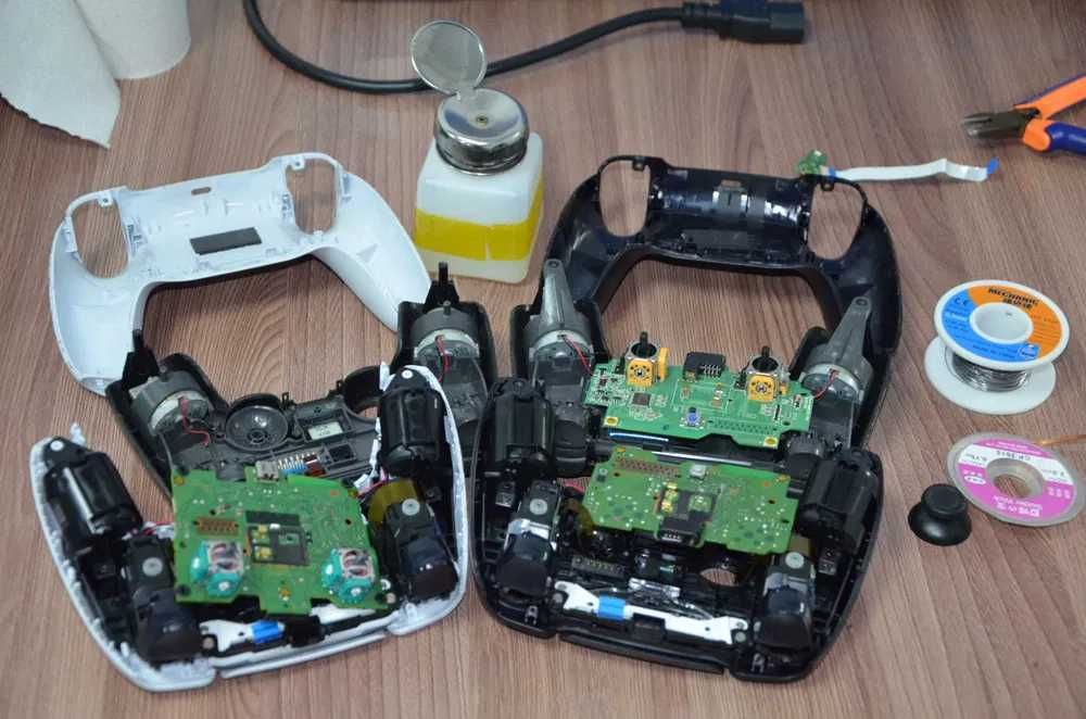 ремонт джойстиков ПС5 PS5 PS4 Xbox с гарантией оригинальные запчасти