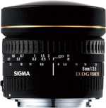Объектив Sigma 8mm f/3.5 EX DG Circular fisheye for Canon