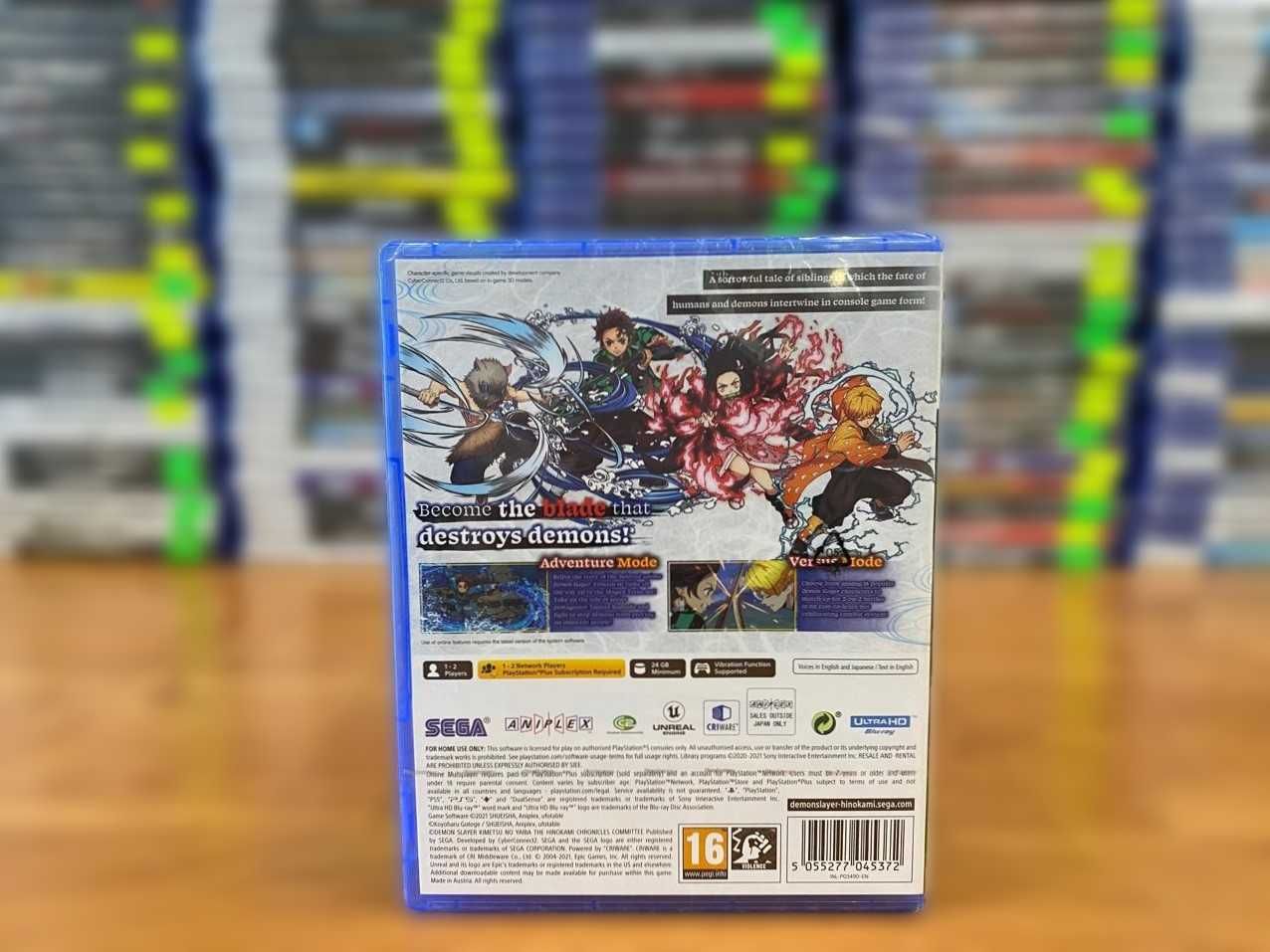 НОВЫЙ Demon Slayer Kimetsu no Yaiba The Hinokami Chronicles PS5