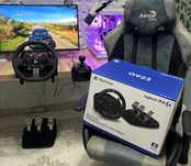 Руль игровой Logitech g923 + logitech shifter