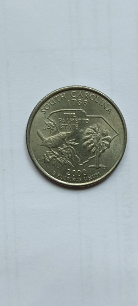 Продам юбилейную монету 25 Cent usa