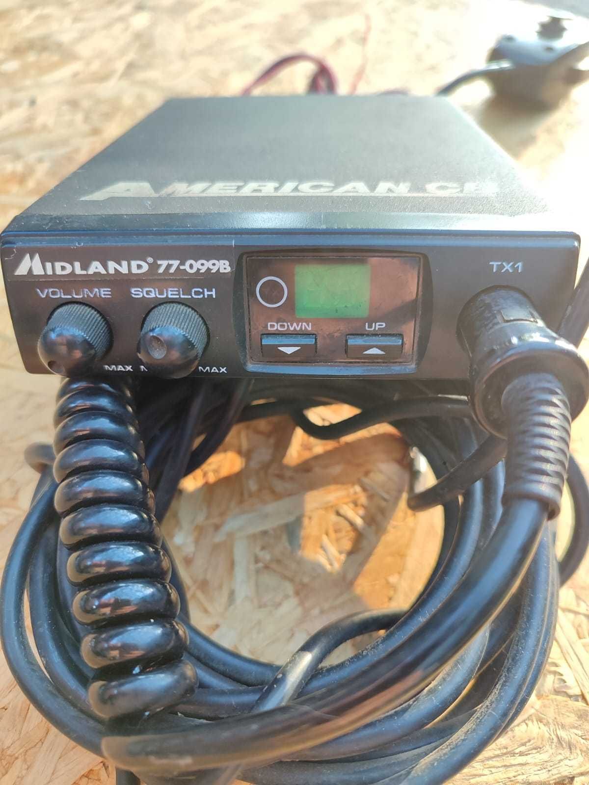 Рация Midland 77-099B с антенной LEMM MAGNUM 27МГц