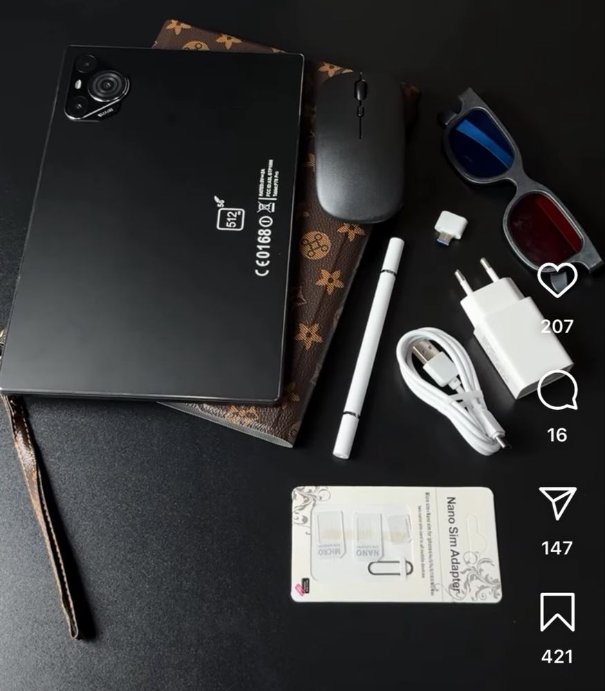 планшет Smart King P70 Pro 8/512гб с поддержкой сим карты
