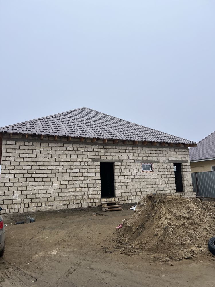 Продам времянку с недостройным домом в пос Жанаталап