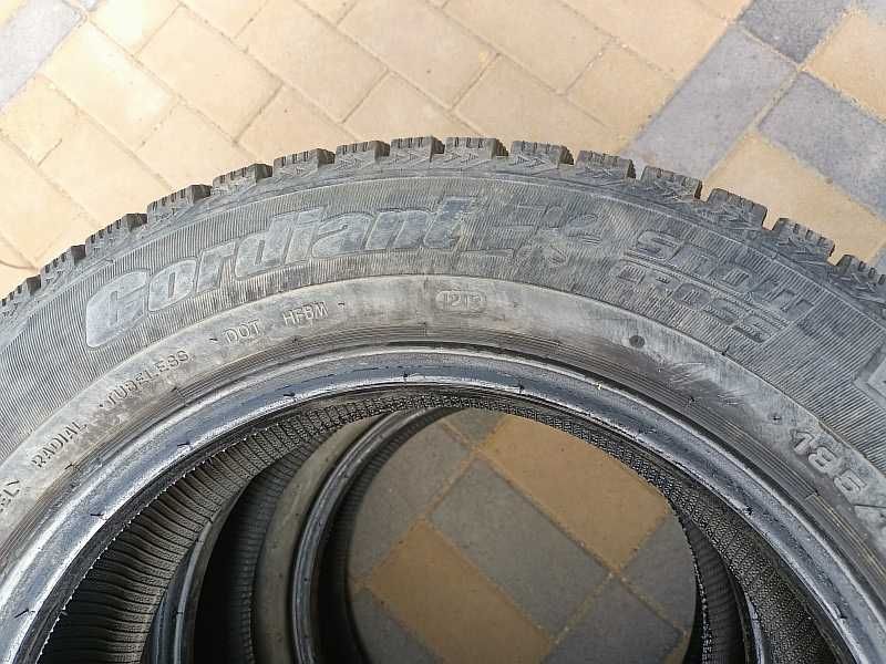 Шины 185/65 R15 - "Cordiant Snow Cross" (Россия), шипованные.