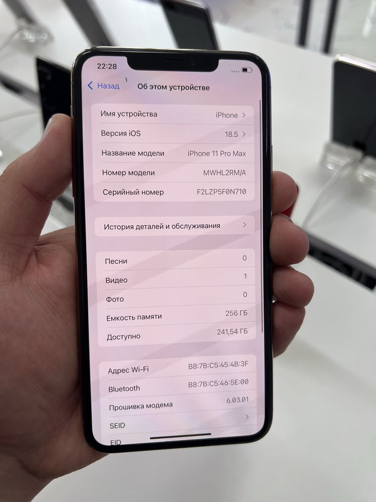 Iphone 11pro max 256gb 100%