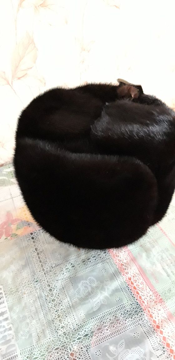Шапка  норковая мужская новая норковая