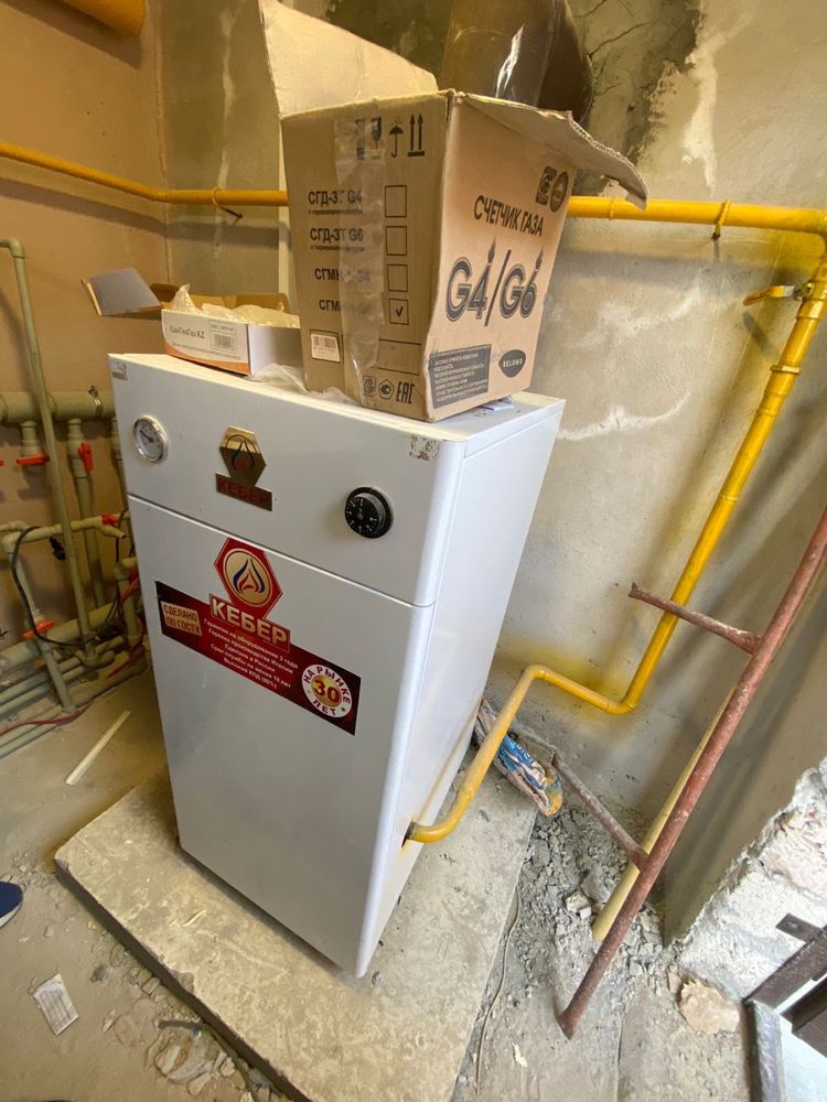 Новый газовый котел на 500 кв