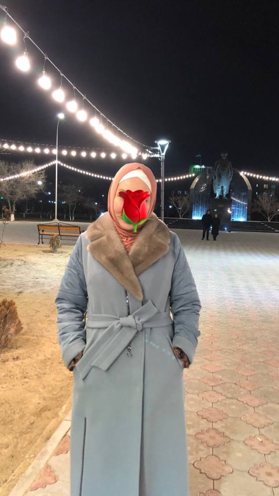 Пальто с норковым мехом длинный